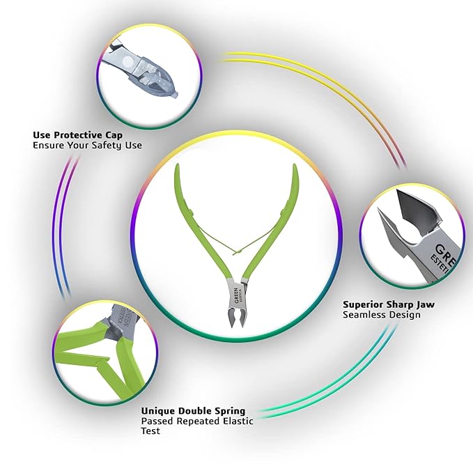 Professional Cuticle Trimmer Nail Cuticle Cutter Stainless Steel Cuticle Nippers - Image 4