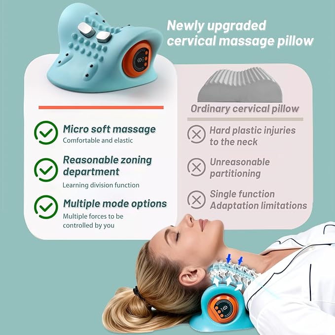 Neck Massager, Masajeador de Cuello, 3 Modes Electric Neck and Shoulder Relaxer - Image 4