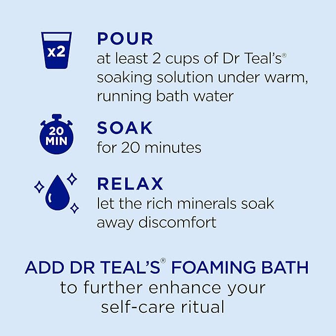 Dr Teal's Epsom Salt Soaking Solution, Soften & Nourish - Image 4