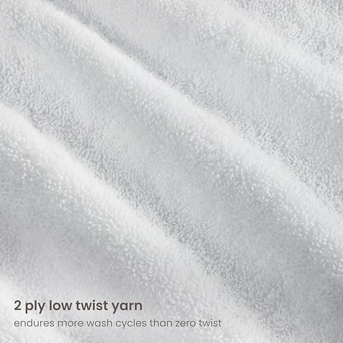 BIOWEAVES 100% Organic Cotton Bath Towel Set | 700 GSM Plush 7-Piece Premium - Image 5