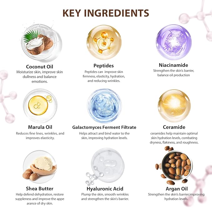 Mother's Day Gifts, Coconut 32 Pcs Facial Skin Care Kit, Home Spa & Self-Care - Image 8