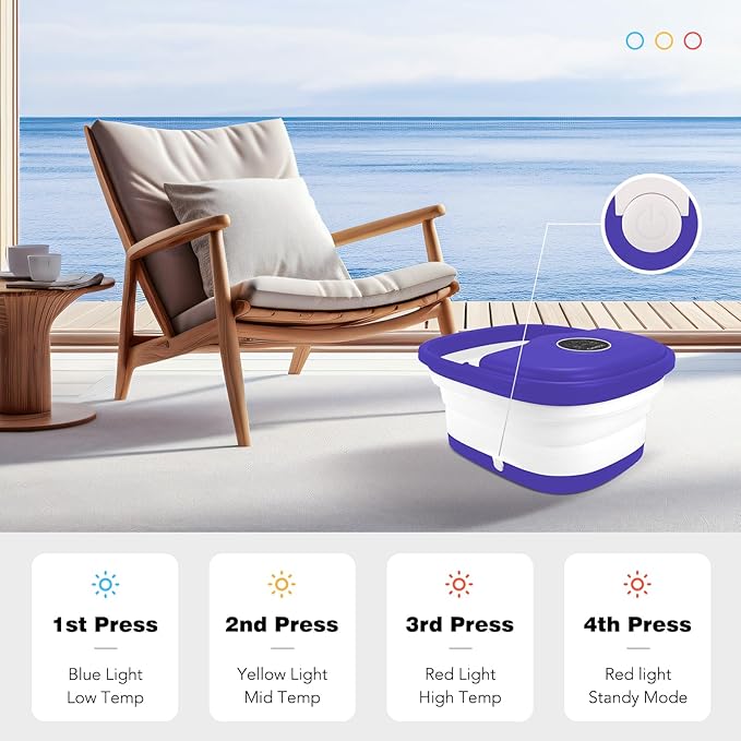 KNQZE Collapsible Foot Spa - Image 7