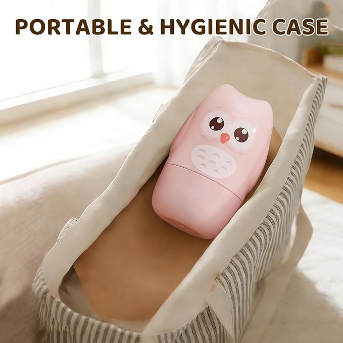Baby Nail Kit with Cute Owl Case – Newborn Manicure & Pedicure Set with Nail - Image 5