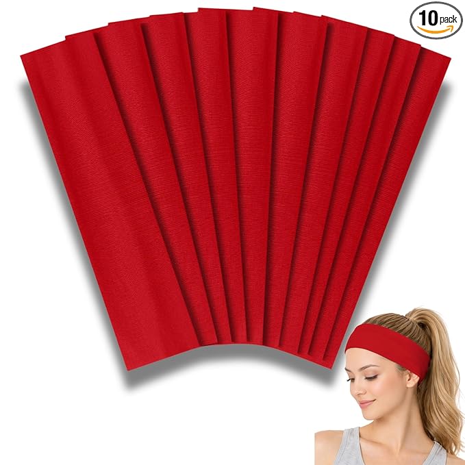 Styla Hair Headbands for Women Stretch Fashion Head Bands 10 Pack Non-Slip Head by StylaHair