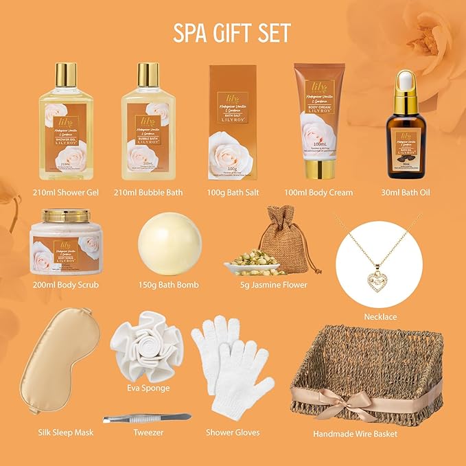 Mothers Day Gift Basket for Mom, Gifts for Women, Spa Gift Basket for Women - Image 3