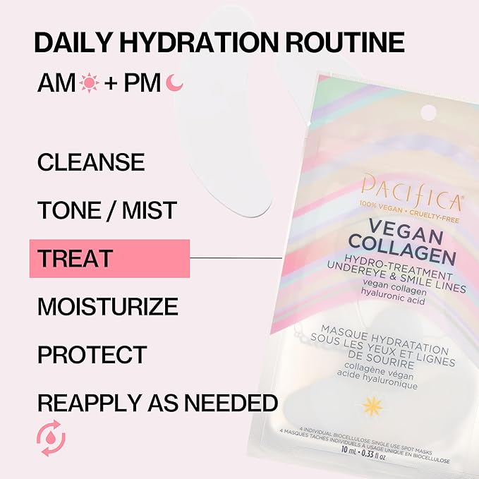 Pacifica Undereye & Smile Mask Set – Vegan Collagen Hydro Treatment - Image 10