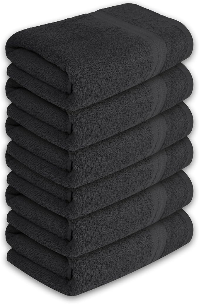 Medium Bath Towels Pack of 6 – 24x48 Inches – Soft, Quick Dry & Highly - Image 8
