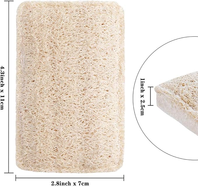 Loofah Dish Sponges Kitchen, Organic Natural Sponges - Image 3