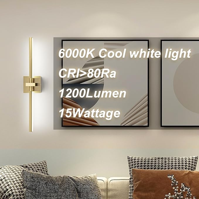 EDISLIVE Modern Dimmable LED Vanity Light 360° Rotatable Bathroom Vanity Wall - Image 5