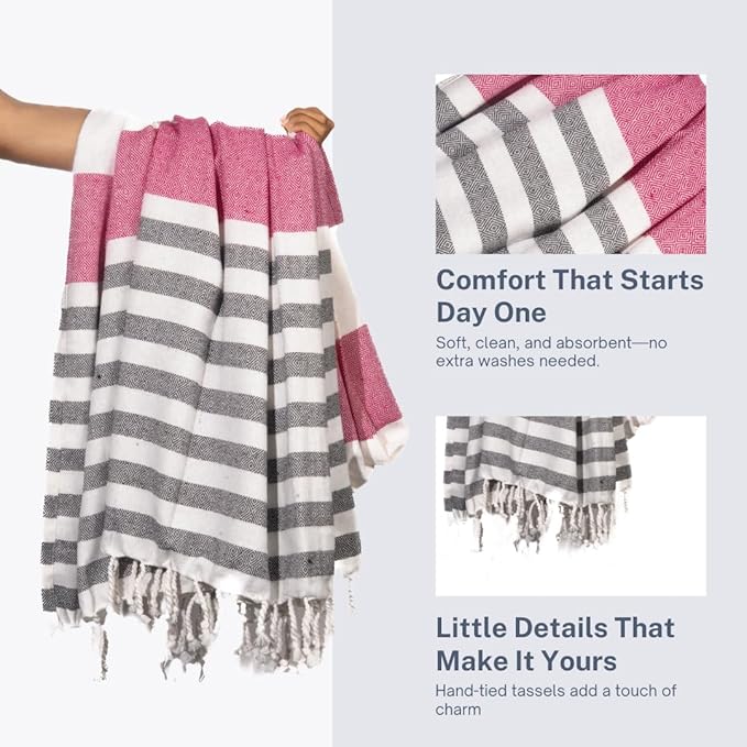 Cotton Turkish Beach Towel - Image 6