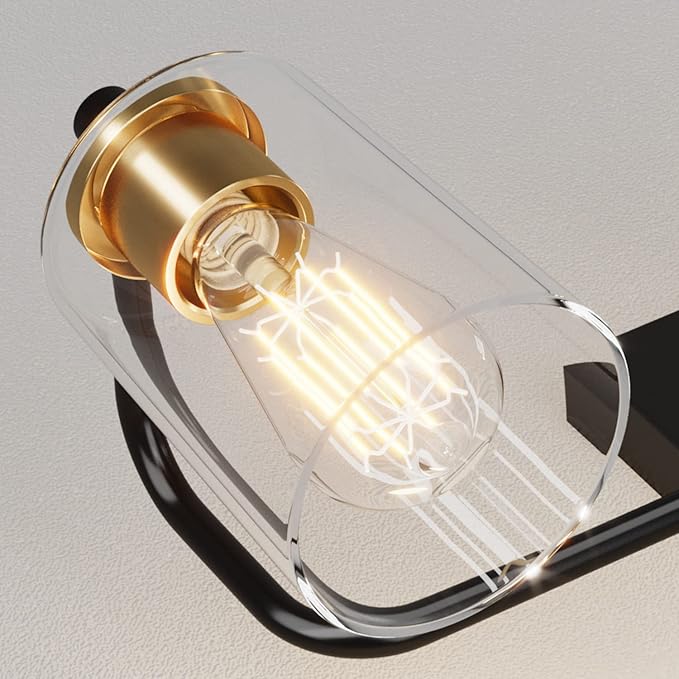SOLFART Bathroom Light Fixtures 3-Light Vintage Bathroom Vanity Light Over - Image 5