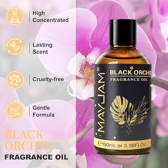 MAYJAM 100ML/3.38FL.OZ Black Orchid Fragrance Oils - Image 2