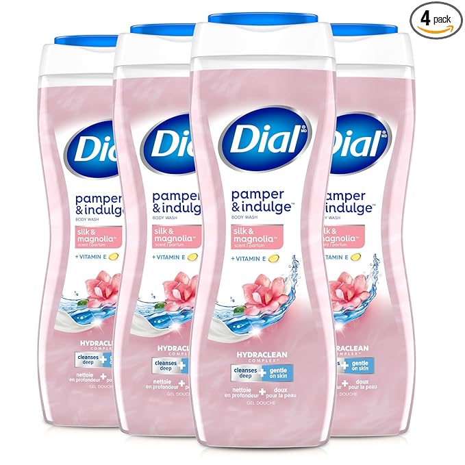 Dial Body Wash, Pamper & Indulge, Silk & Magnolia, 16 fl oz by DialSoap