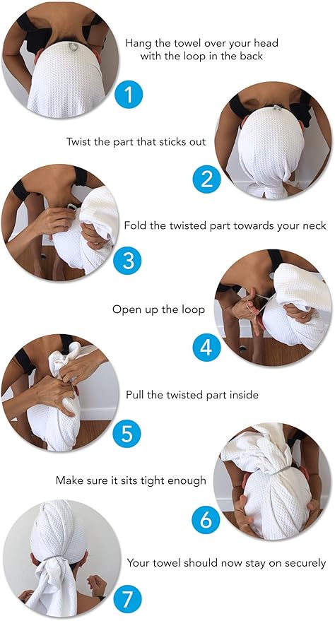 Microfiber Hair Wrap for Women - Image 9