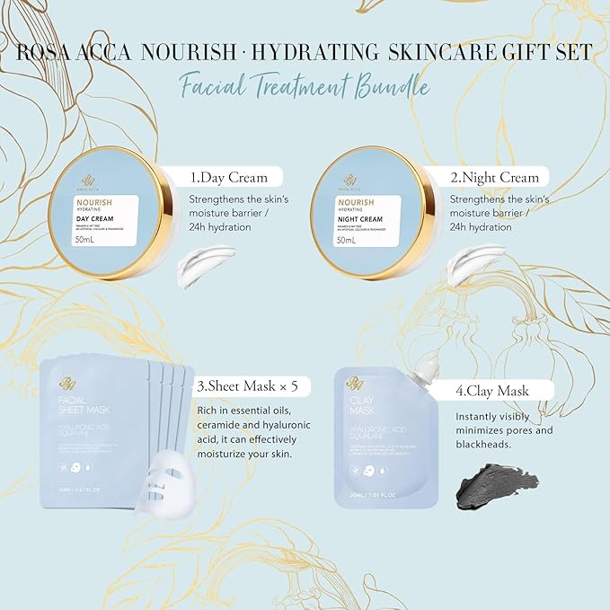 23 Pcs Mother's Day Gifts for Mom, Ylang Facial Skin Care Gift Set, Bath and - Image 3
