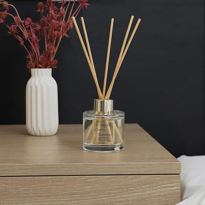 100ml Scent Diffuser with 6 Fiber Sticks, 3.5 oz Reed Diffuser Set Aromatherapy - Image 2