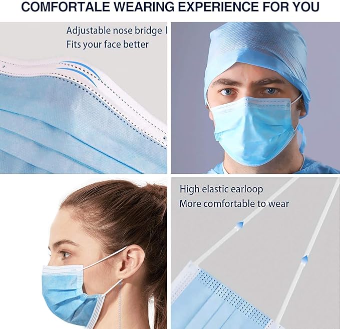 100 Pack Medical Disposable Face Masks - Image 4