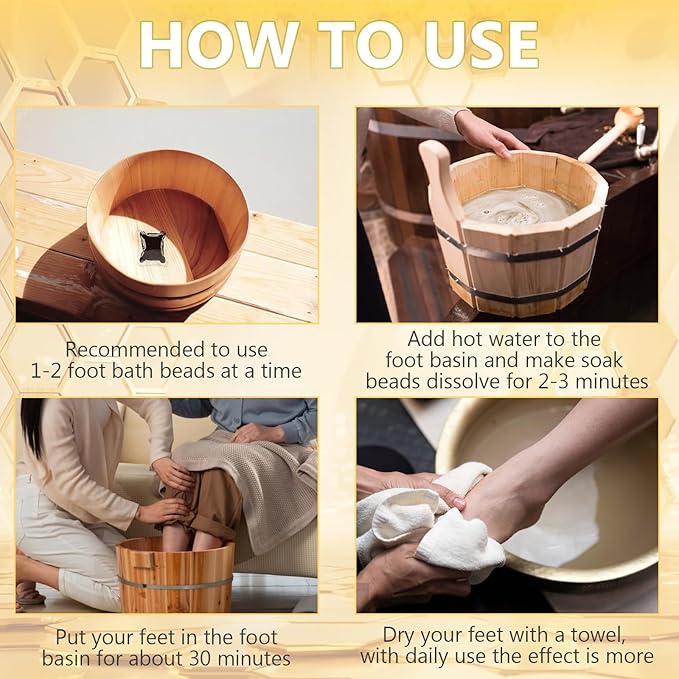 Bee Venom Foot Soak Beads, L-ymphatic Drainage & Foot Soak Beads - Image 7