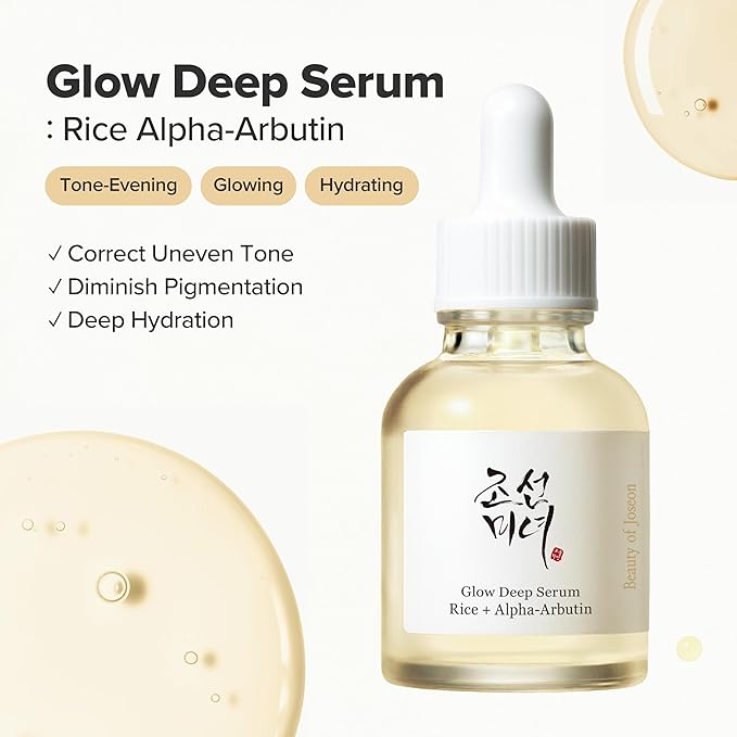 Beauty of Joseon Glow Deep Serum Rice Alpha-Arbutin Moisturizing Uneven Skin - Image 2