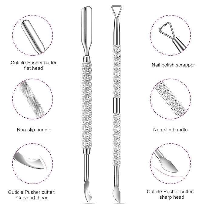 Premium Cuticle Pusher and Gel Polish Remover Set - Image 3