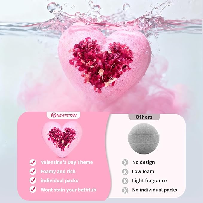 Bath Bombs for Women XXL, Basket Set for Mothers Day Gifts for Mom, Organic - Image 5