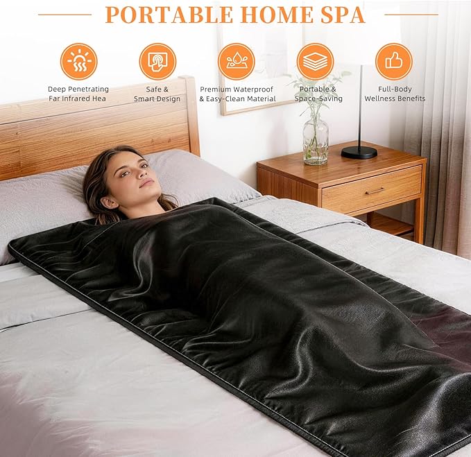 Portable Infrared Sauna Blanket, Sauna Bag - Image 6