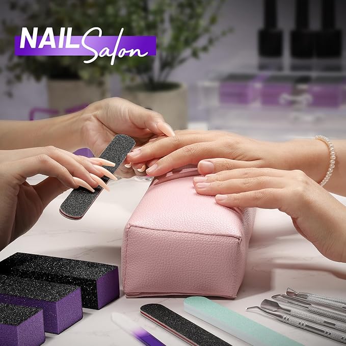 FANDAMEI Nail Care Kit, Nail Buffers and Files, Nail Cuticle Tools Kit - Image 7