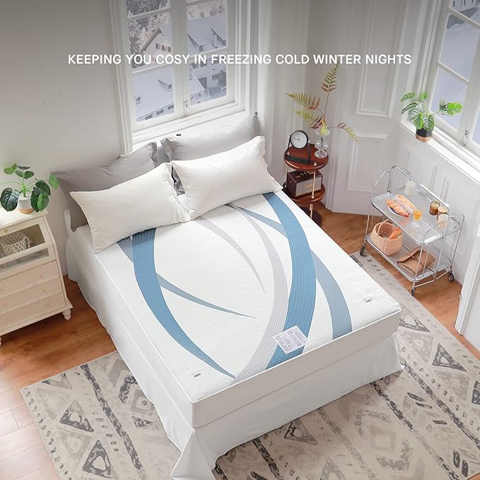 Gotcozy Heated Mattress Pad Califonia King Size Dual Control - Image 6