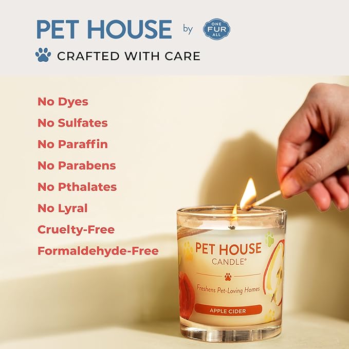 One Fur All Pet House Candle Plant-Based/Soy - Image 7