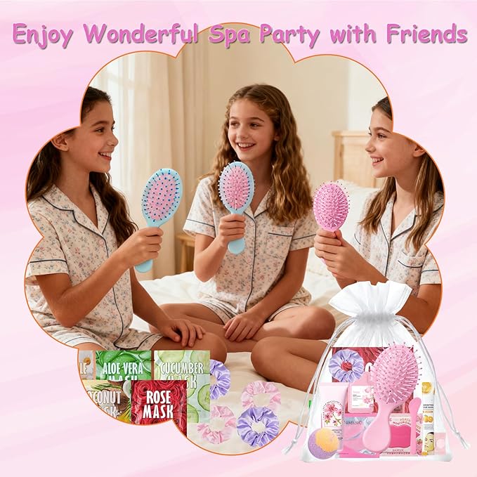 130 PCS Spa Party Supplies for Women, Include Face Masks Skincare, Hand Cream - Image 4
