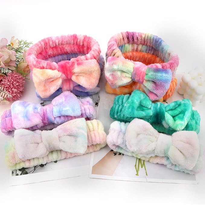 8 Pack Spa Headbands, Microfiber Face Wash Headbands - Image 7