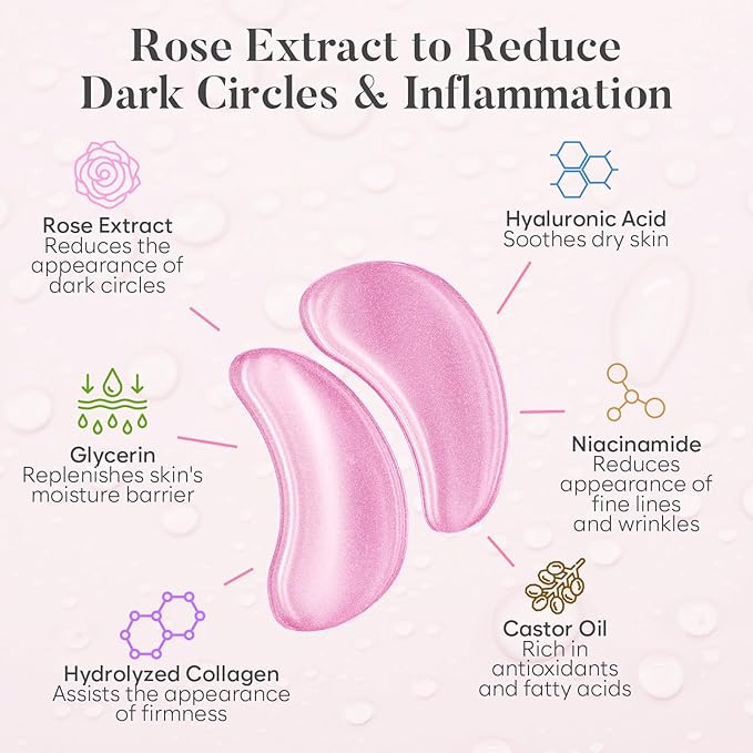 AURAE Rose Under Eye Patches - Image 2