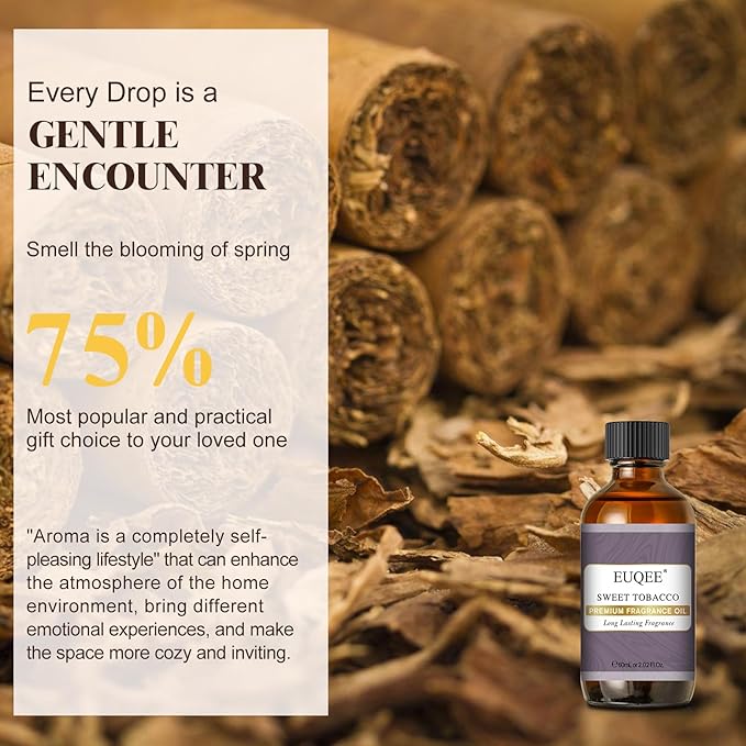 EUQEE Sweet Tobacco Fragrance Oil 2.02 Fl oz Fragrance Essential Oil - Image 4