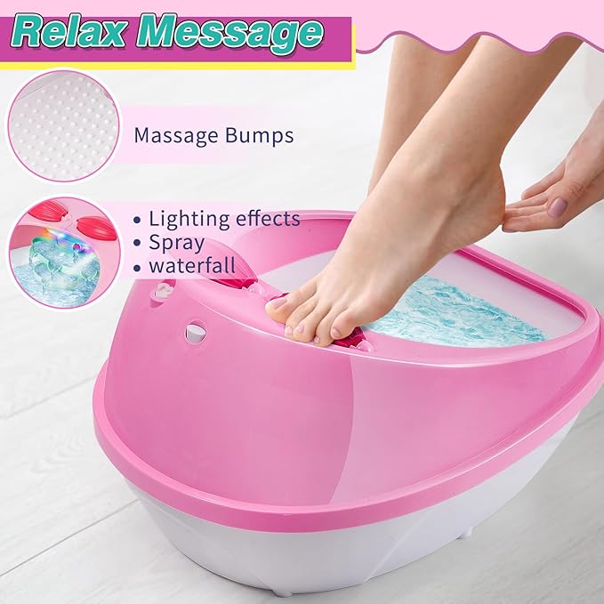 Kids Foot Spa & Nail Kit Set, Kids Spa Day Kit - Image 4