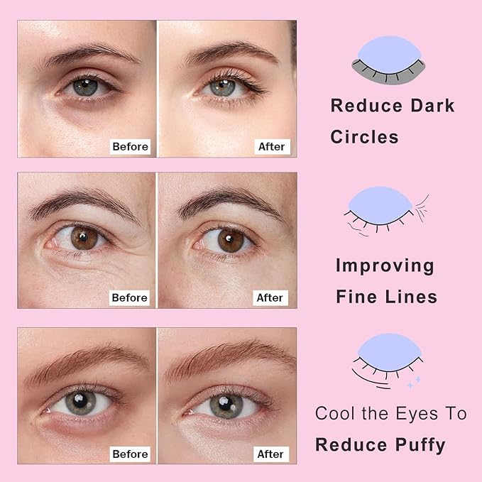 30 Pairs Pink Eye Masks, Under Eye Patches - Image 3