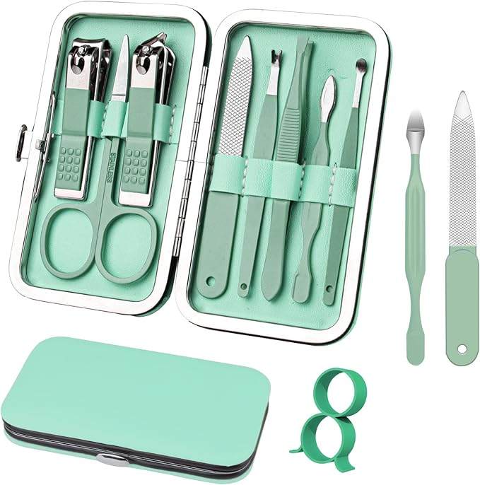 Manicure Set 8 in 1 Nail Clipper Set, Fingernail & Toenail Clippers, Manicure - Image 8