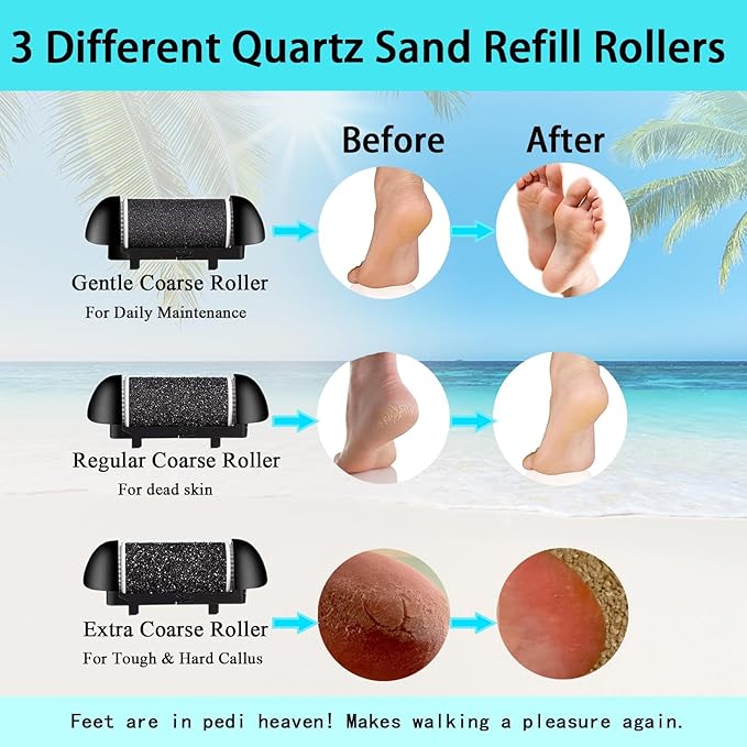 Callus Remover for Feet, 13-in-1 Professional Pedicure Tools Foot Care Kit - Image 6