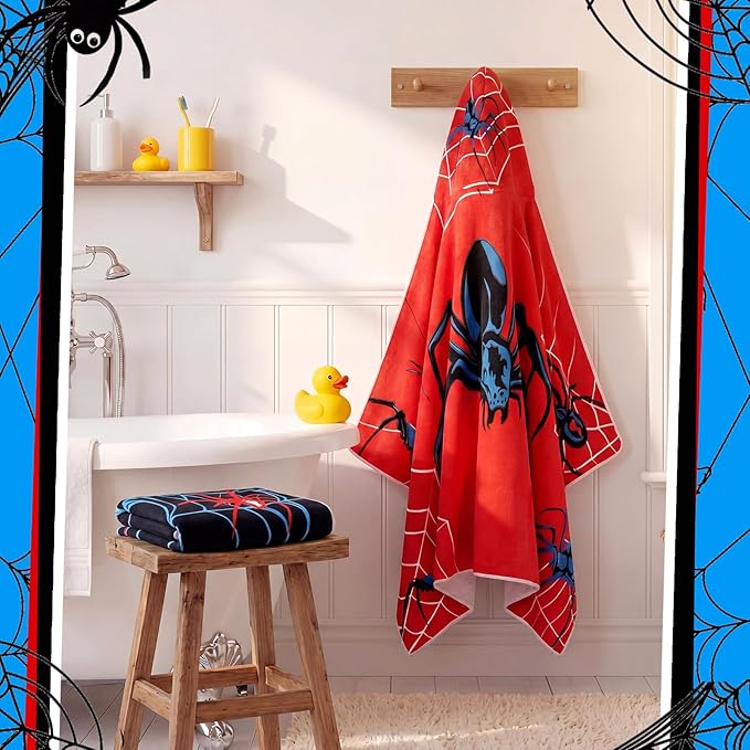 Peryiter 2 Pcs Spider Beach Towel Quick Dry Towels Swimming Bath Shower Pool - Image 2