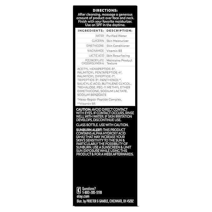 Olay Regenerist Chemical Peel for Face, Overnight Face Peel Mask, Anti-Aging - Image 13