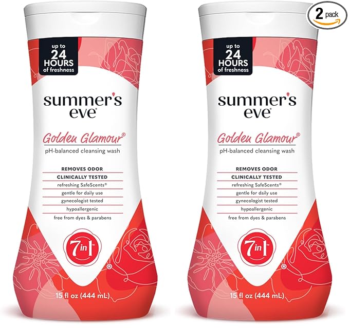 Summer's Eve Golden Glamour All-Over Daily Feminine Wash, pH-Balanced Body Wash by SummersEve