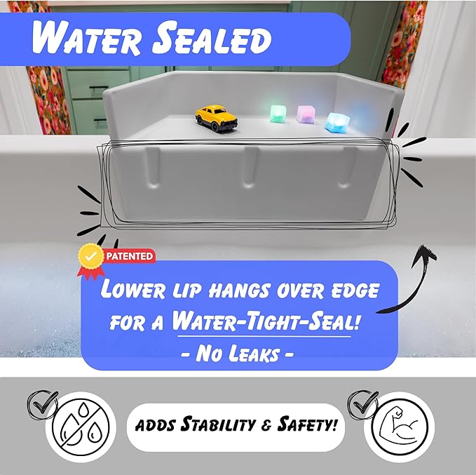 Tub Topper® Mini Bathtub Splash Guard - Image 5
