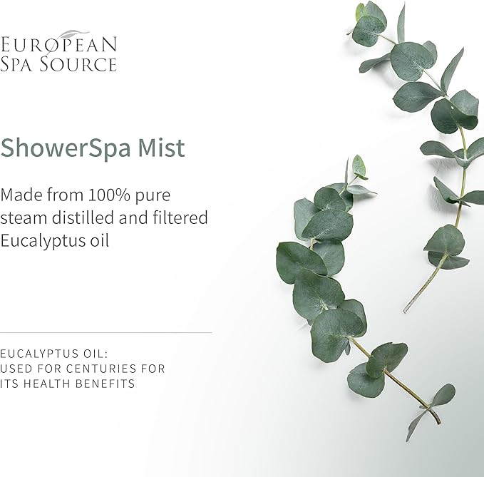 European Spa Source Lavender + Eucalyptus ShowerSpa Mist Spray - Image 4