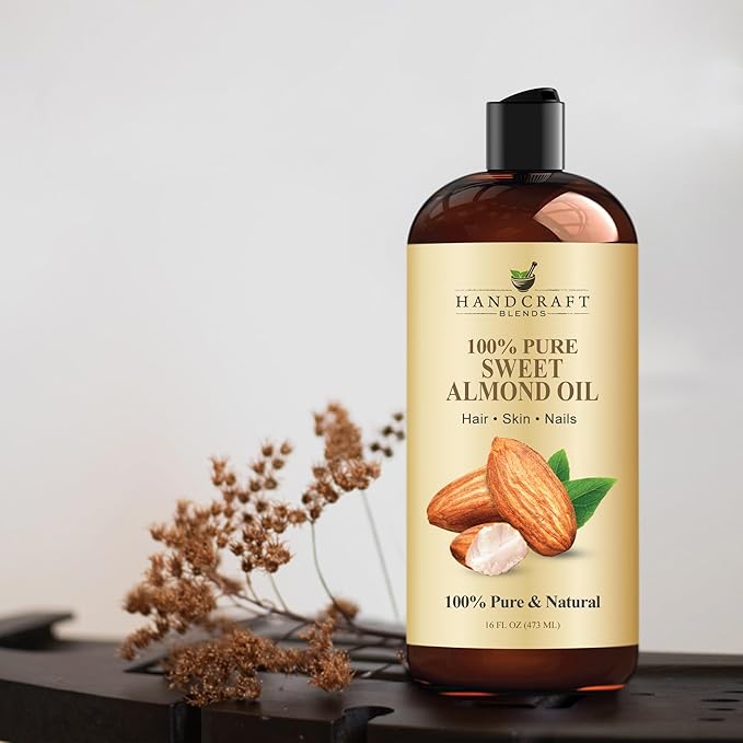 Handcraft Blends Sweet Almond Oil | 100% Pure and Natural | Bath & Body Oil | - Image 7