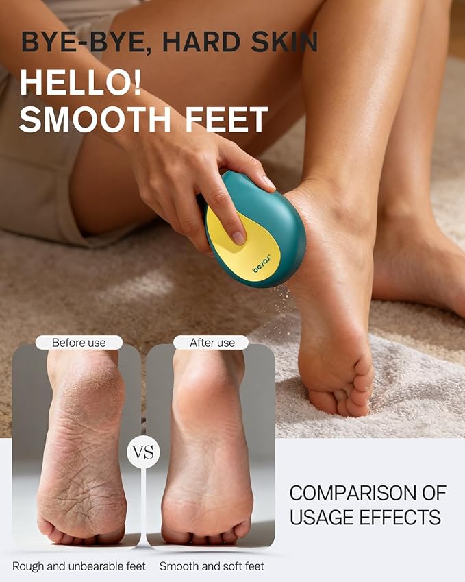 BEZOX Glass Foot Scrubber – Professional Foot File Callus Remover - Image 3