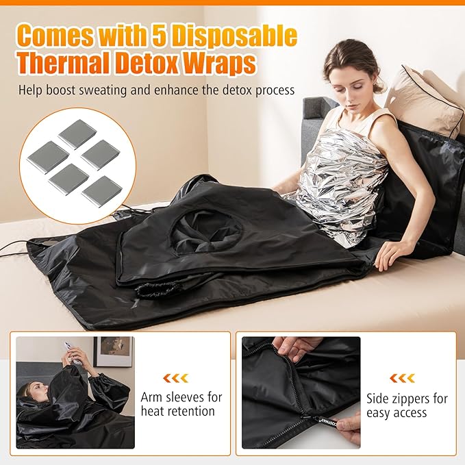 COSTWAY Infrared Sauna Blanket - Image 3