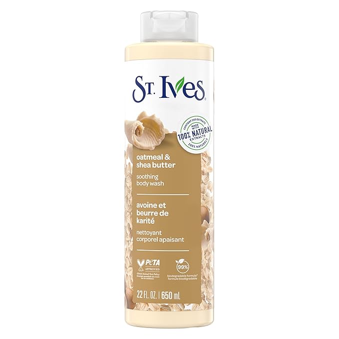 St. Ives Oatmeal & Shea Butter Body Wash | Moisturizing Body Wash by St.+Ives