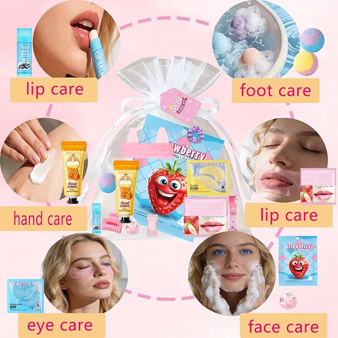 112PCS Spa Party Supplies for Girls, Spa Party FavorsInclude Face Masks - Image 3