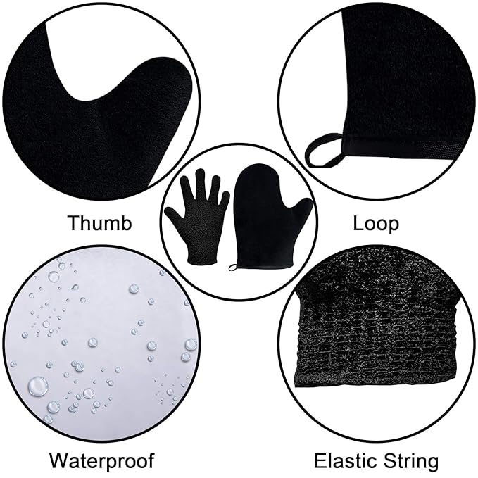 Self Tanning Mitt Kit, Velvety Soft Tanner Mitt, Back Tanning Applicator - Image 4