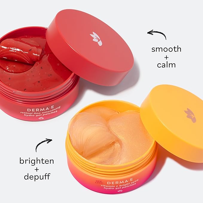 Derma E Retinol + Bakuchiol Under Eye Patches Non-Irritating, Line Smoothing - Image 9