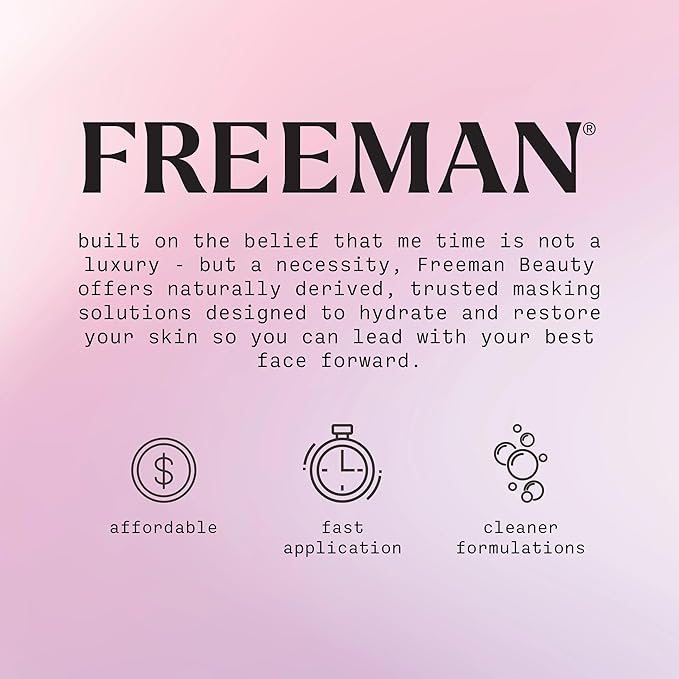 Freeman Exotic Blends French Pink Clay Peel-Off Face Mask, Pore Clearing Facial - Image 8